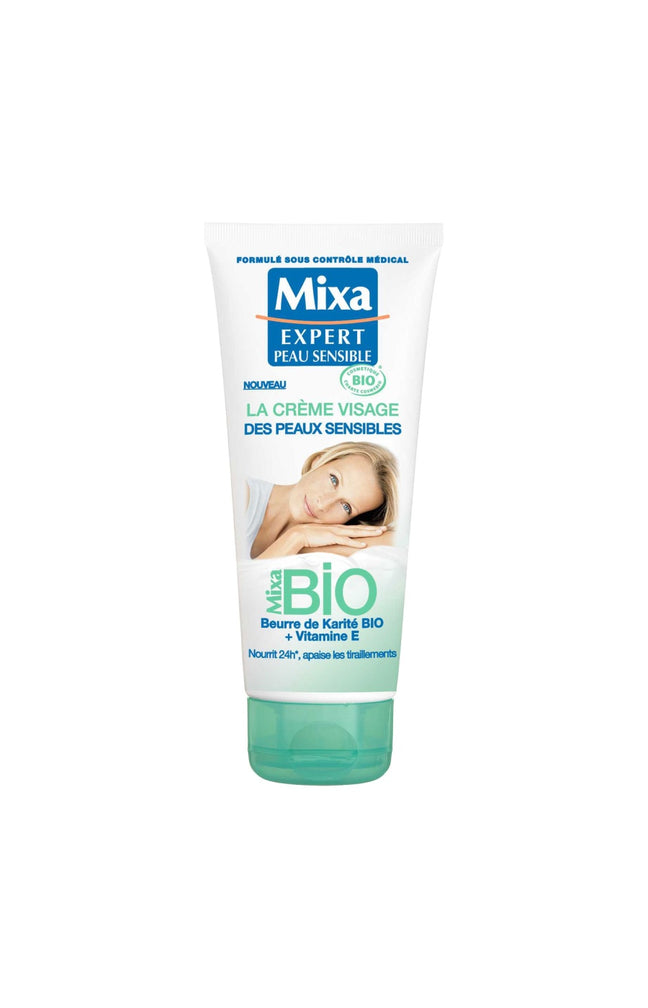 Crème visage bio - Beurre de karité & vitamine E - Peaux sensibles