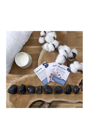 Coffret pierres chaudes - 8 pièces