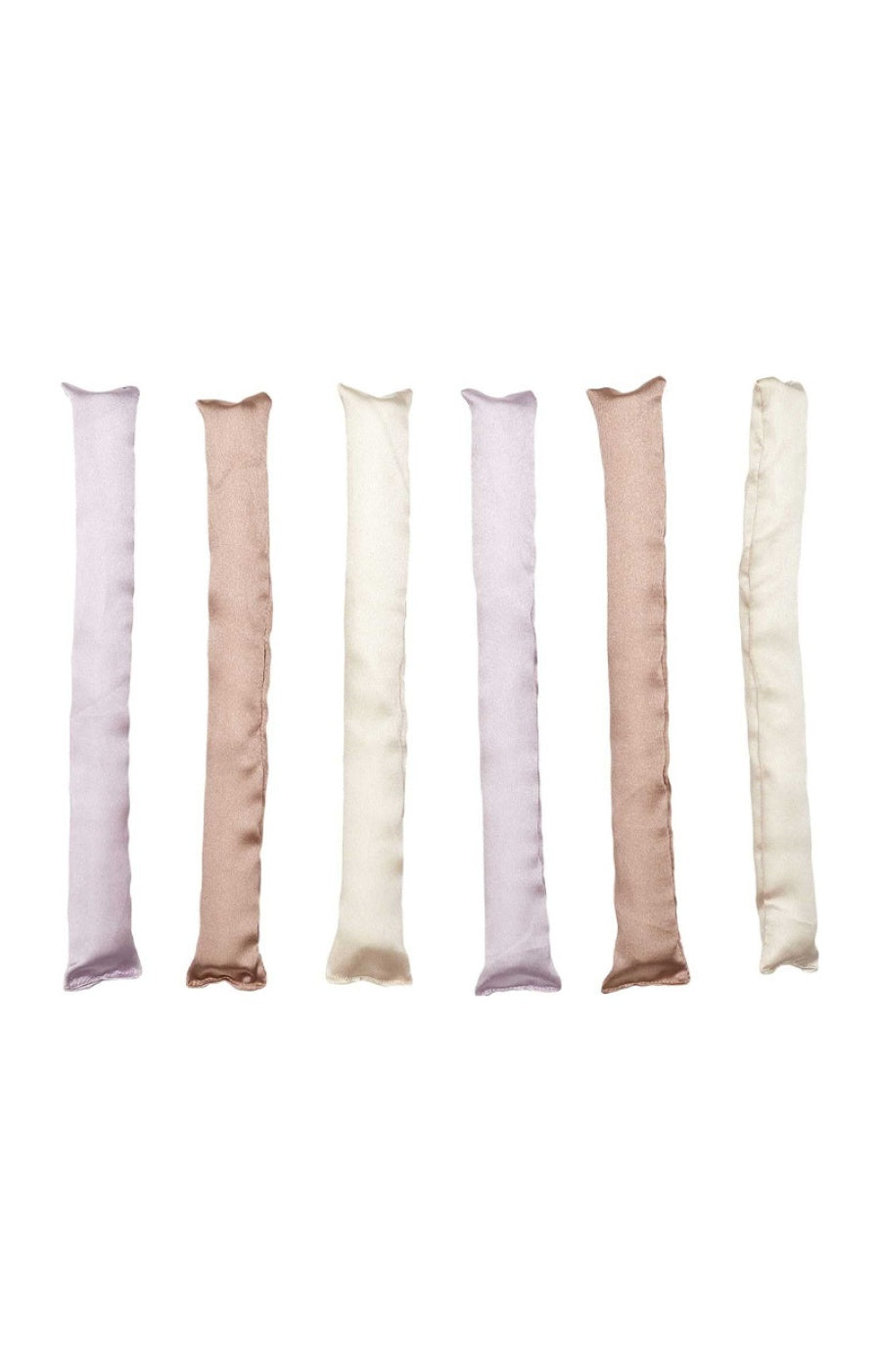 Bigoudis en satin - 6 pièces