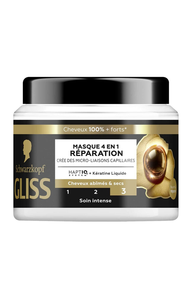 Masque 4-en-1 naturel - Réparation - Cheveux secs - 400 ml