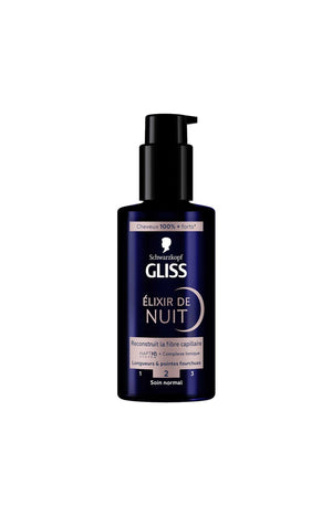 Sérum reconstructeur naturel - Elixir de nuit - Cheveux fourchus - 100 ml