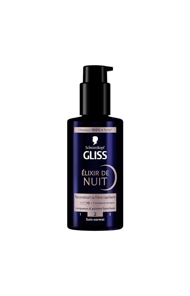 Sérum reconstructeur naturel - Elixir de nuit - Cheveux fourchus - 100 ml