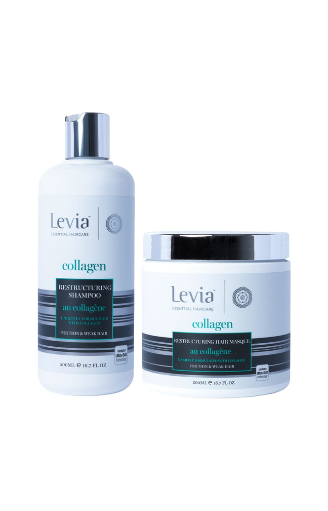 Shampoing & masque restructurants - Collagène - Cheveux fins - 2 x 500 ml