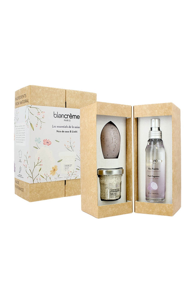 Coffret soins du corps - Noix de coco & litchi - 3 produits