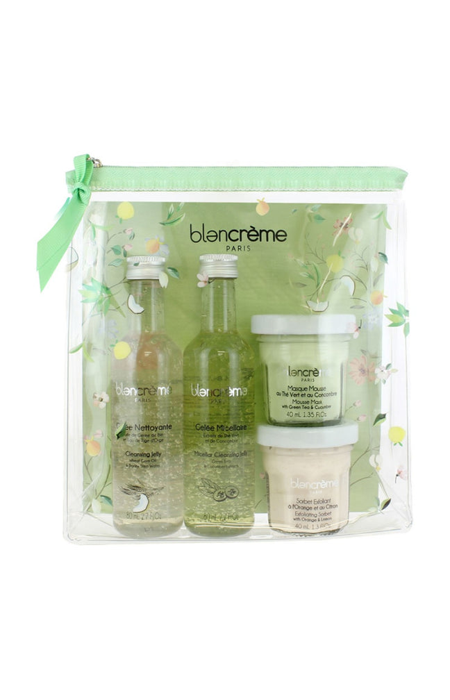 Trousse routine visage - Détox - Peaux normales à mixtes - 4 produits