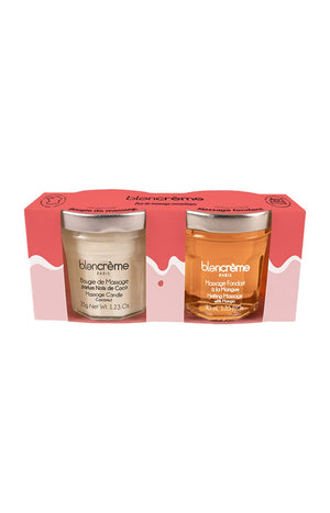 Coffret massage romantique - Noix de coco & mangue - 2 produits