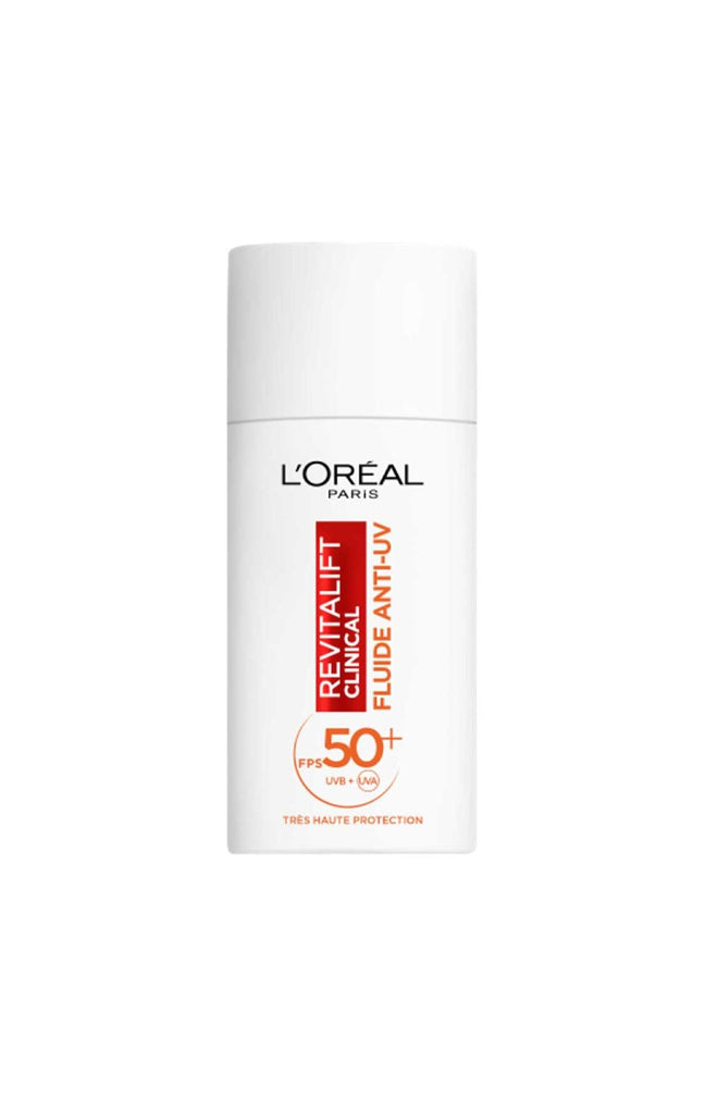 Crème anti-âge SPF 50 - Revitalift Clinical - Acide hyaluronique, vitamines C & E - Visage