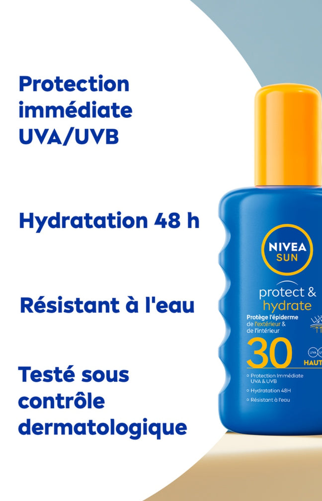 Spray protecteur hydratant SPF 30 - Formule anti-taches - 200 ml