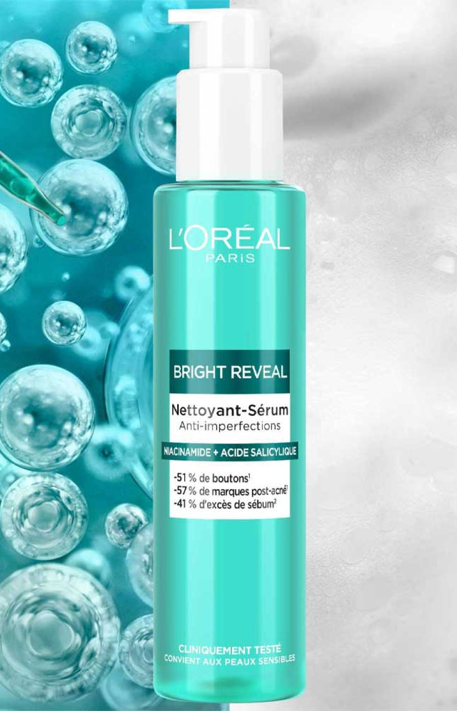 Nettoyant anti-imperfection - Bright Reveal - Niacinamide - Visage