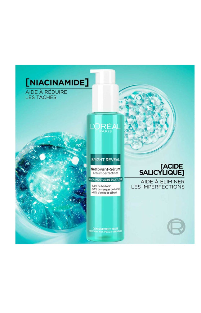 Nettoyant anti-imperfection - Bright Reveal - Niacinamide - Visage