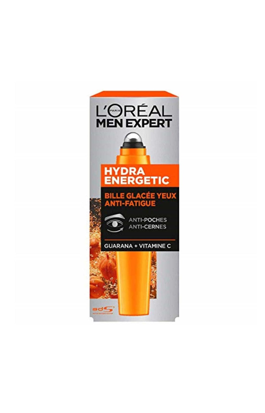 Roll-on anti-cernes & anti-poches - Hydra Energetic - Guarana & vitamine C - Yeux - Homme