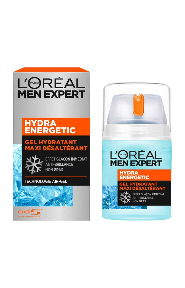Gel hydratant désaltérant - Hydra Energetic - Homme - Visage