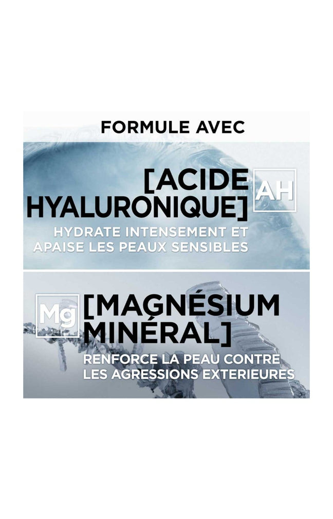 Soin hydratant - Magnésium & acide hyaluronique - Peaux sensibles - Homme