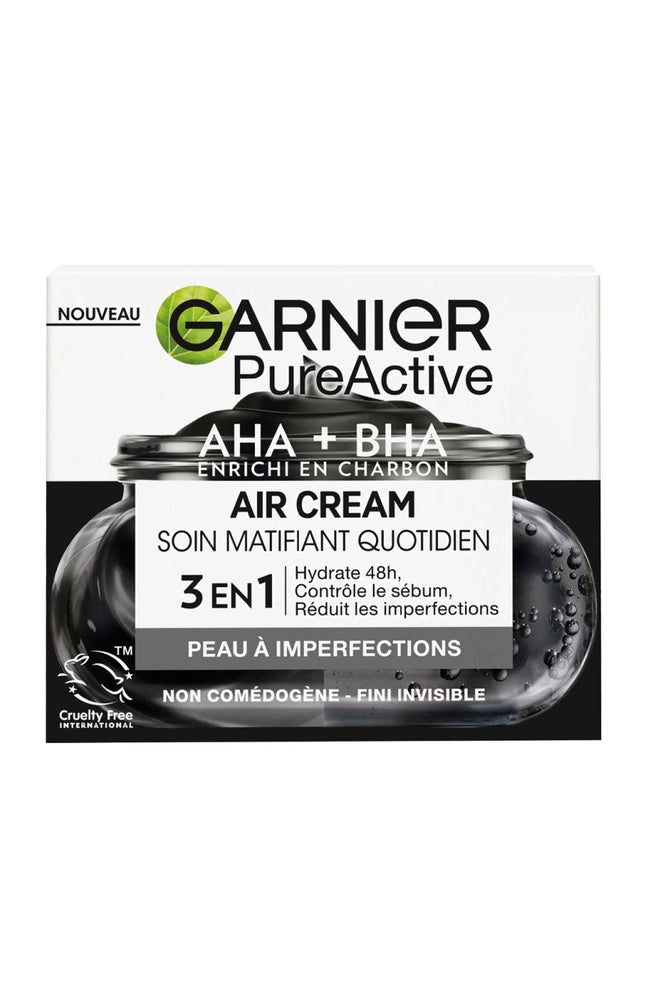 Soin matifiant 3-en-1 - PureActive Charbon & niacinamide - Peaux à imperfections