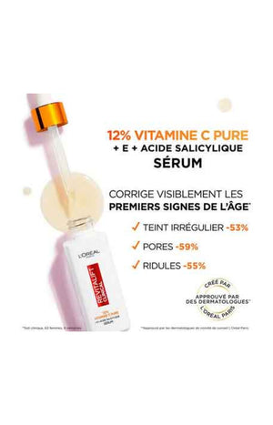 Sérum anti-âge - Revitalift Clinical - Vitamine C & acide salicylique - Visage - 30 ml
