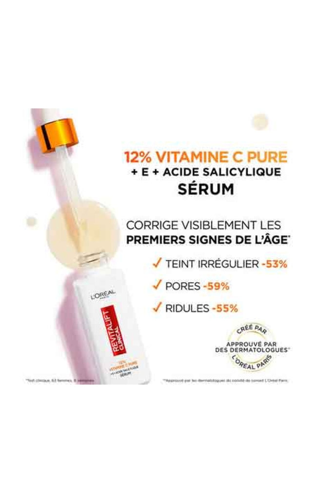 Sérum anti-âge - Revitalift Clinical - Vitamine C & acide salicylique - Visage - 30 ml
