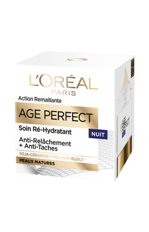 Crème de nuit - Age Perfect nuit - Collagène - Visage