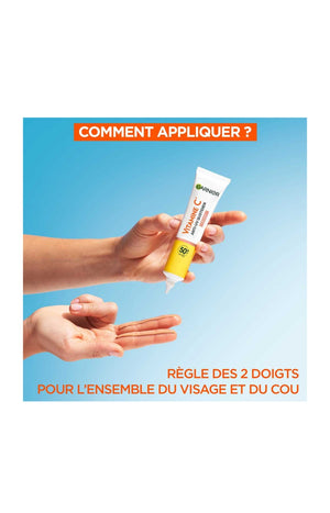 Fluide anti-tâches SPF 50+ - Glow - Vitamine C - Visage - 40 ml