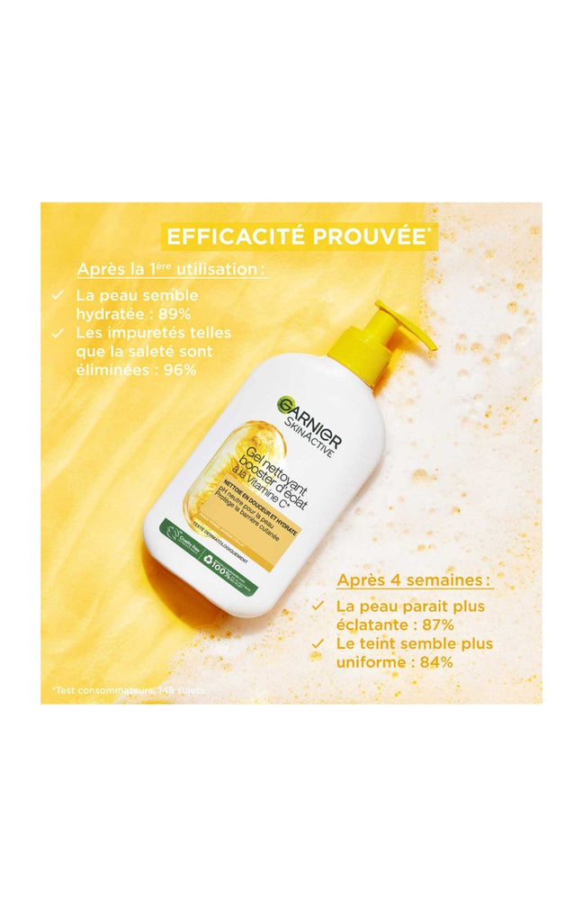 Gel nettoyant booster d'éclat - Vitamine C - Peaux ternes