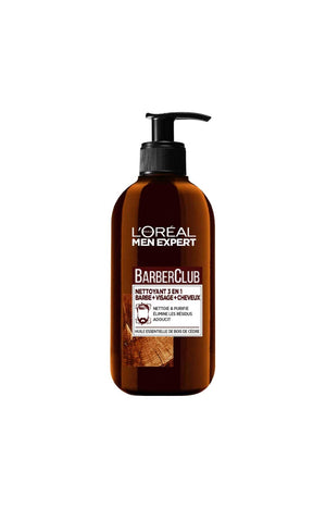 Nettoyant 3-en-1 - Men expert Barber Club - Bois de cèdre - Homme - Visage
