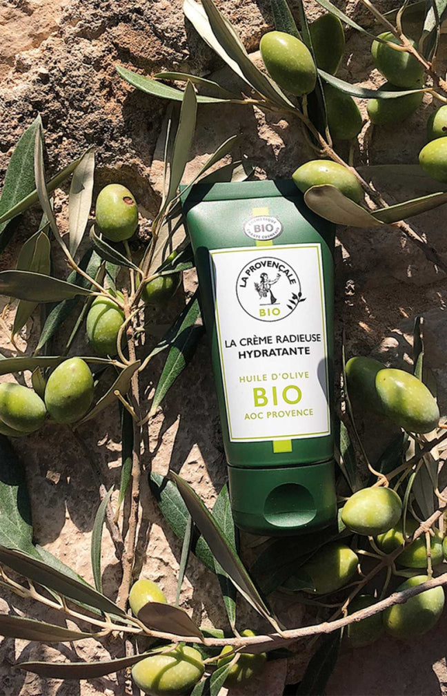 Crème radieuse hydratante 48h bio - Huile d'olive - Visage