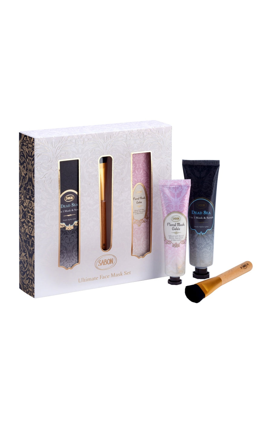 Coffret de masques - Boue de la mer Morte & rose - Visage - 3 produits