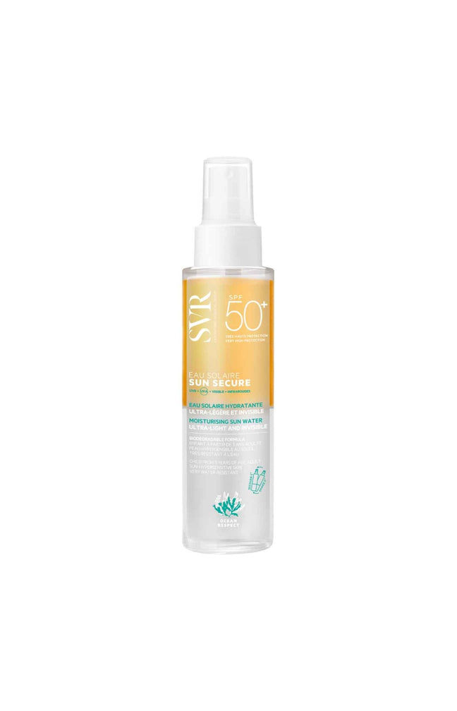 Eau solaire SPF 50+ - Sun Secure - Niacinamide & vitamine E - Visage & corps - 100 ml