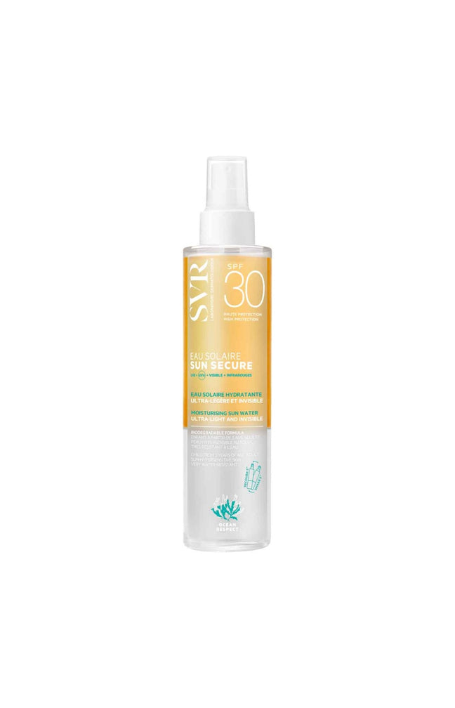 Eau solaire SPF 30 - Sun Secure - Niacinamide & vitamine E - Visage & corps - 200 ml