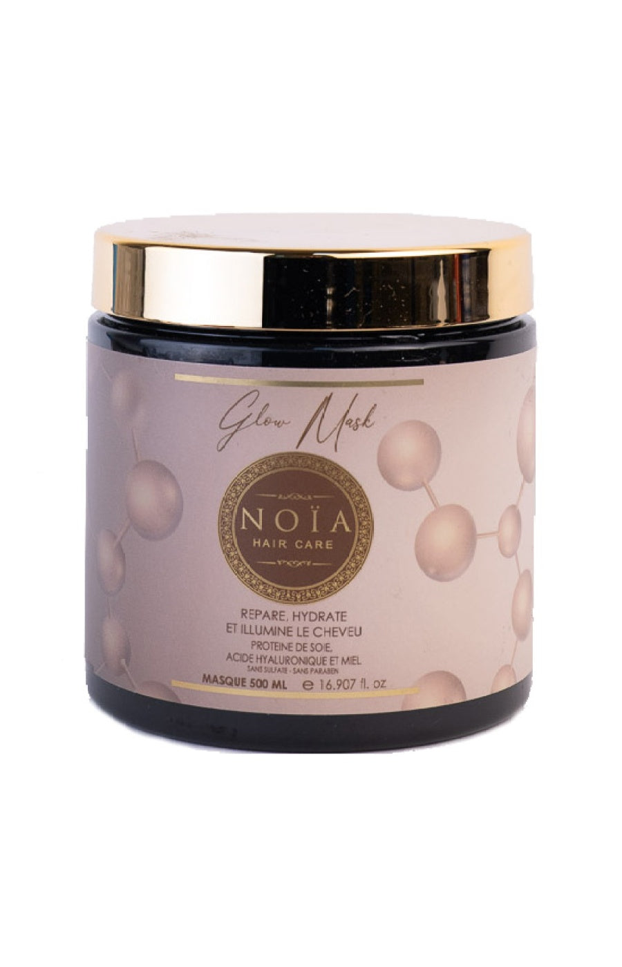 Masque soin réparateur & hydratant - Acide hyaluronique - Cheveux abîmés - 500 ml