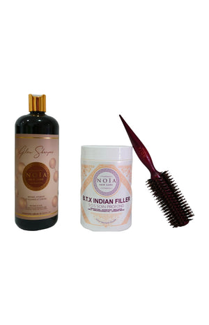 Routine réparatrice & hydratante - Acide hyaluronique & ginseng - Cheveux abîmés - 3 produits