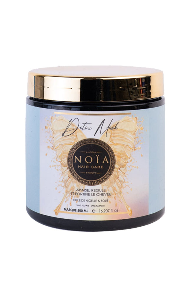 Masque détoxifiant - Huile de nigelle & boue - Cheveux secs, abîmés ou ternes - 500 ml