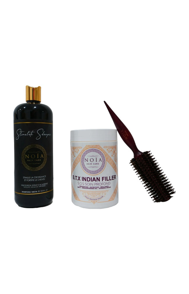 Routine fortifiante & stimulante - Huile de ricin - Cheveux - 3 produits