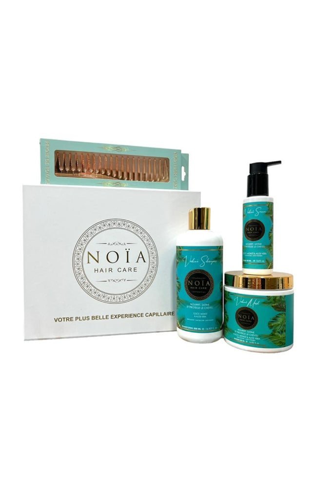 Coffret prestige - Routine nourrissante - Huile de coco, monoï & aloe vera - Cheveux colorés - 4 produits
