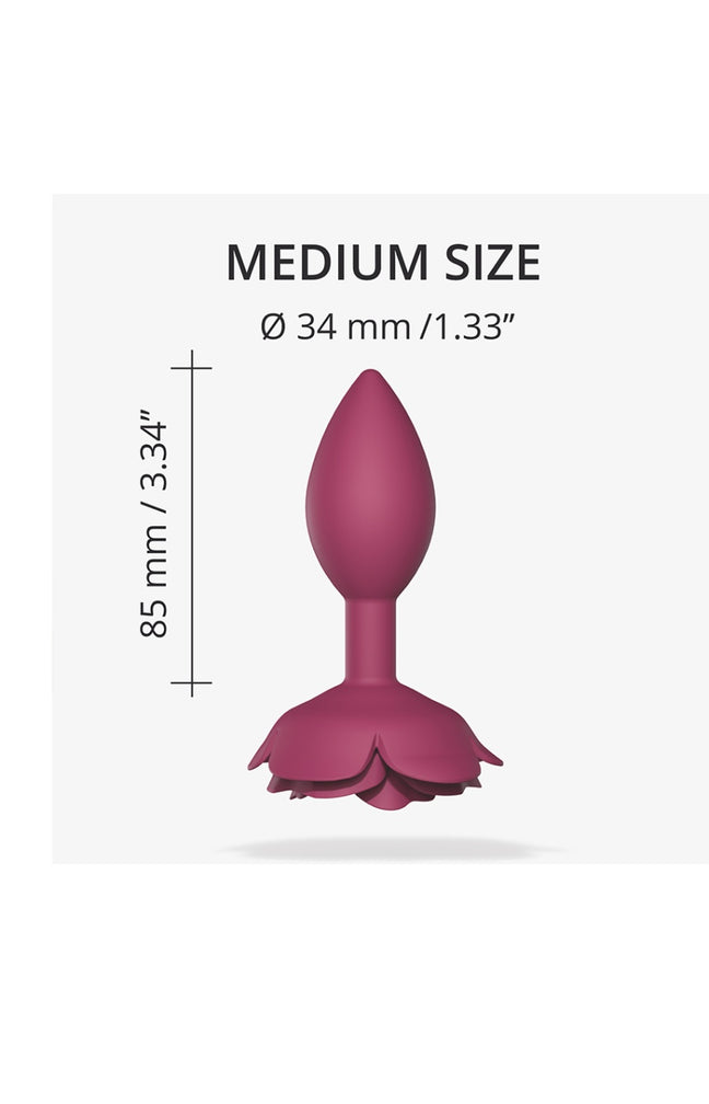 Plug anal - Open rose - Taille M -  Violet