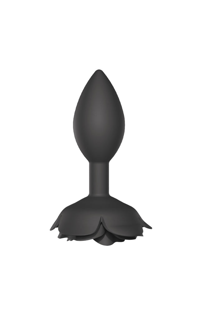 Plug anal - Open rose - Taille L - Noir