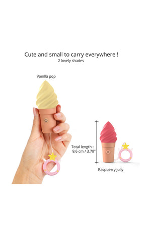 Stimulateur clitoridien - Cand' Ice - Vanilla Pop - 10 modes