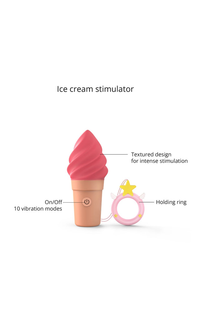 Stimulateur clitoridien - Cand' Ice - Rasberry Jolly - 10 modes