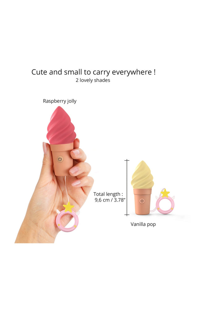 Stimulateur clitoridien - Cand' Ice - Rasberry Jolly - 10 modes