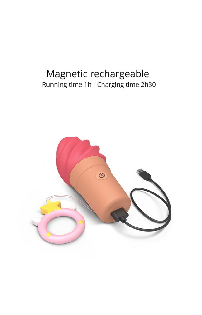Stimulateur clitoridien - Cand' Ice - Rasberry Jolly - 10 modes