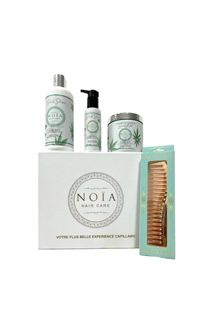 Coffret prestige - Routine nourissante & détoxifiante - Huile de chanvre - Cuirs chevelus sensibles - 4 produits