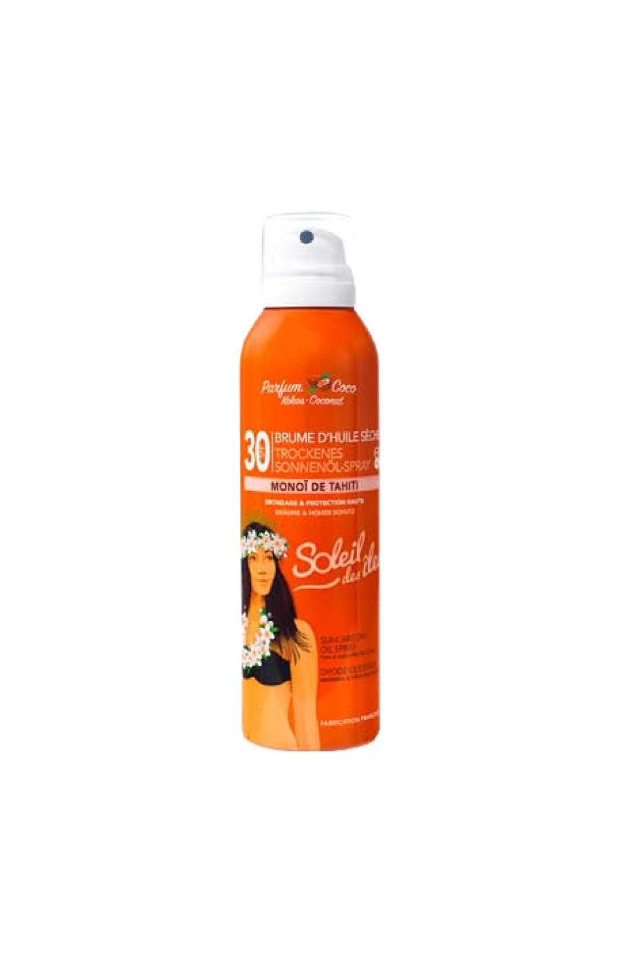 Brume huile sèche protectrice SPF 30 - Parfum coco - 200 ml