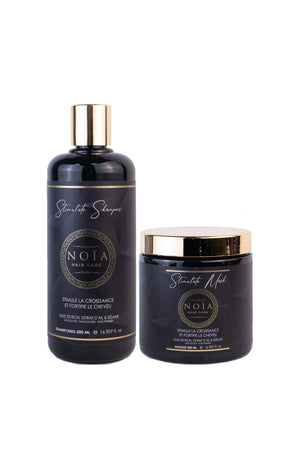 Routine fortifiante & stimulante - Huile de ricin - Cheveux - 2 x 500 ml