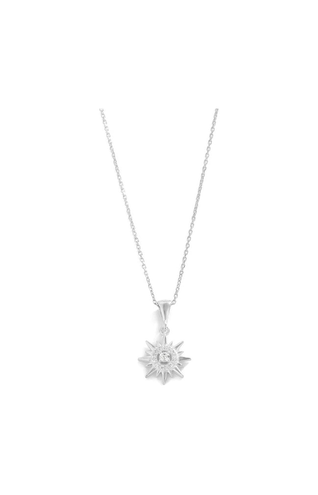 Collier soleil - Argent 925/000 & zircons
