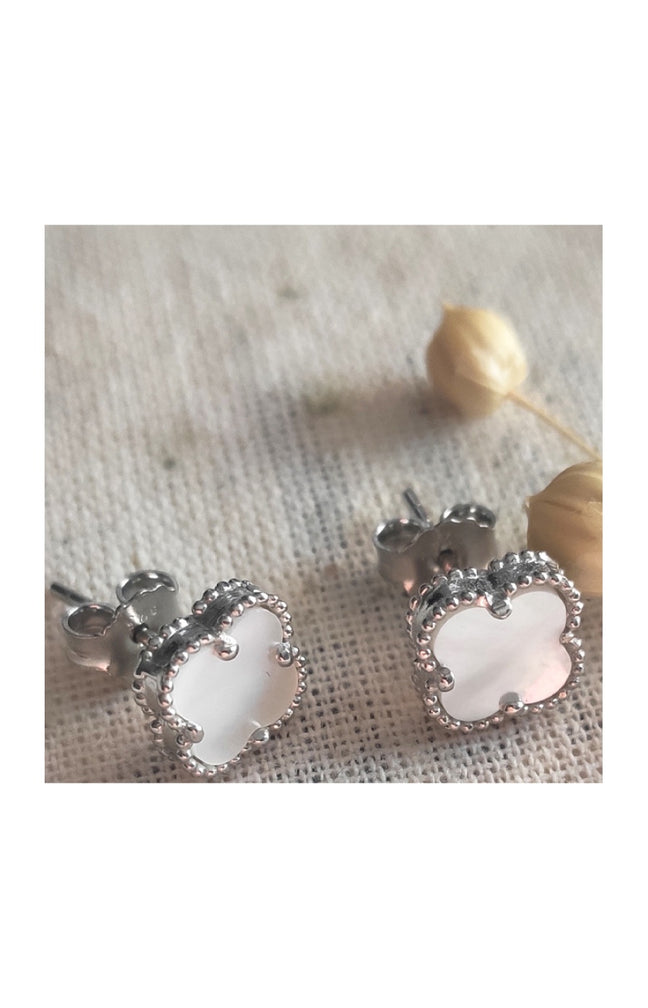 Boucles d'oreilles - Argent 925/000 & nacre