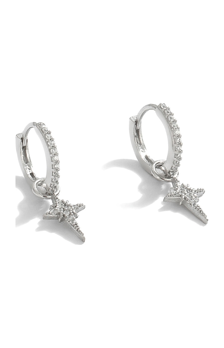 Boucles d'oreilles - Argent 925/000 & zircons