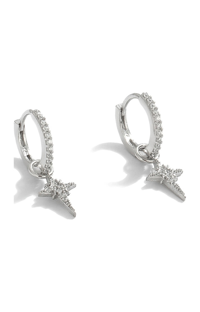 Boucles d'oreilles - Argent 925/000 & zircons
