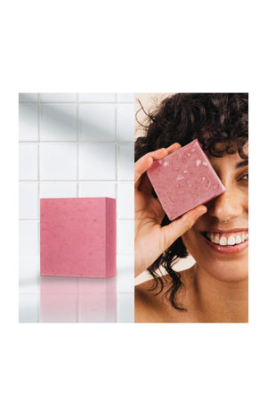 Pain nettoyant - Rose - Visage