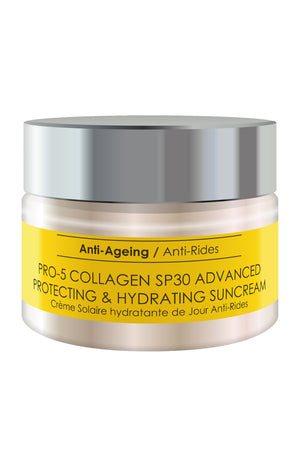 Crème hydratante anti-rides SPF 30 - Collagène - Visage - 50 ml