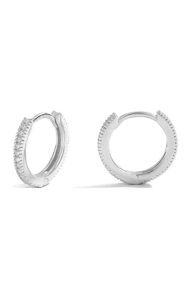 Boucles d'oreilles - Argent 925/000 & zircons