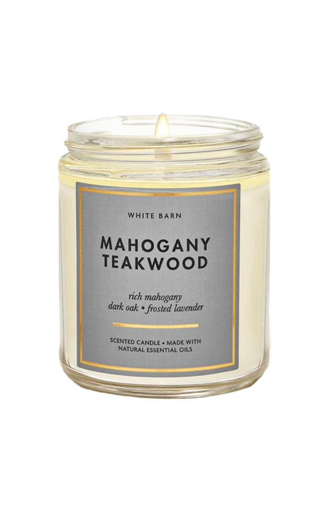 Bougie parfumée - Mahogany Teakwood - Acajou & oud - 200 g
